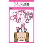 Pink and Main Dog Planter Dies pnm724
