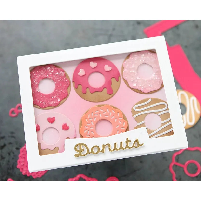 Pink and Main Donut Forget Clear Stamps pm0842 hearts | color-code:ALT02