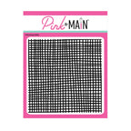 Pink and Main Doodled Plaid 6x6 Embossing Folder pmt115