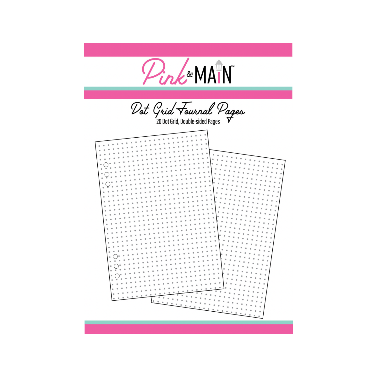 Pink and Main Dot Grid Journal Pages pmp173