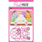 Pink and Main Easter Basket Pop Up and Bunny Tail Basket Add On Die Set image 2