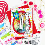 Pink and Main Easter Flag Dies pnm714 shaker card