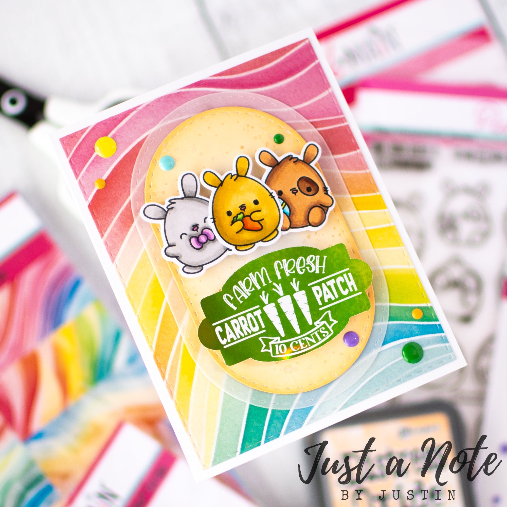 Pink and Main Easter Foilables Cut Ups pmf294 critters