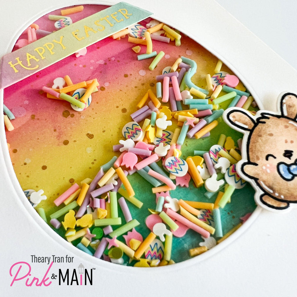 Pink and Main Easter Foilables Cut Ups pmf294 happy easter