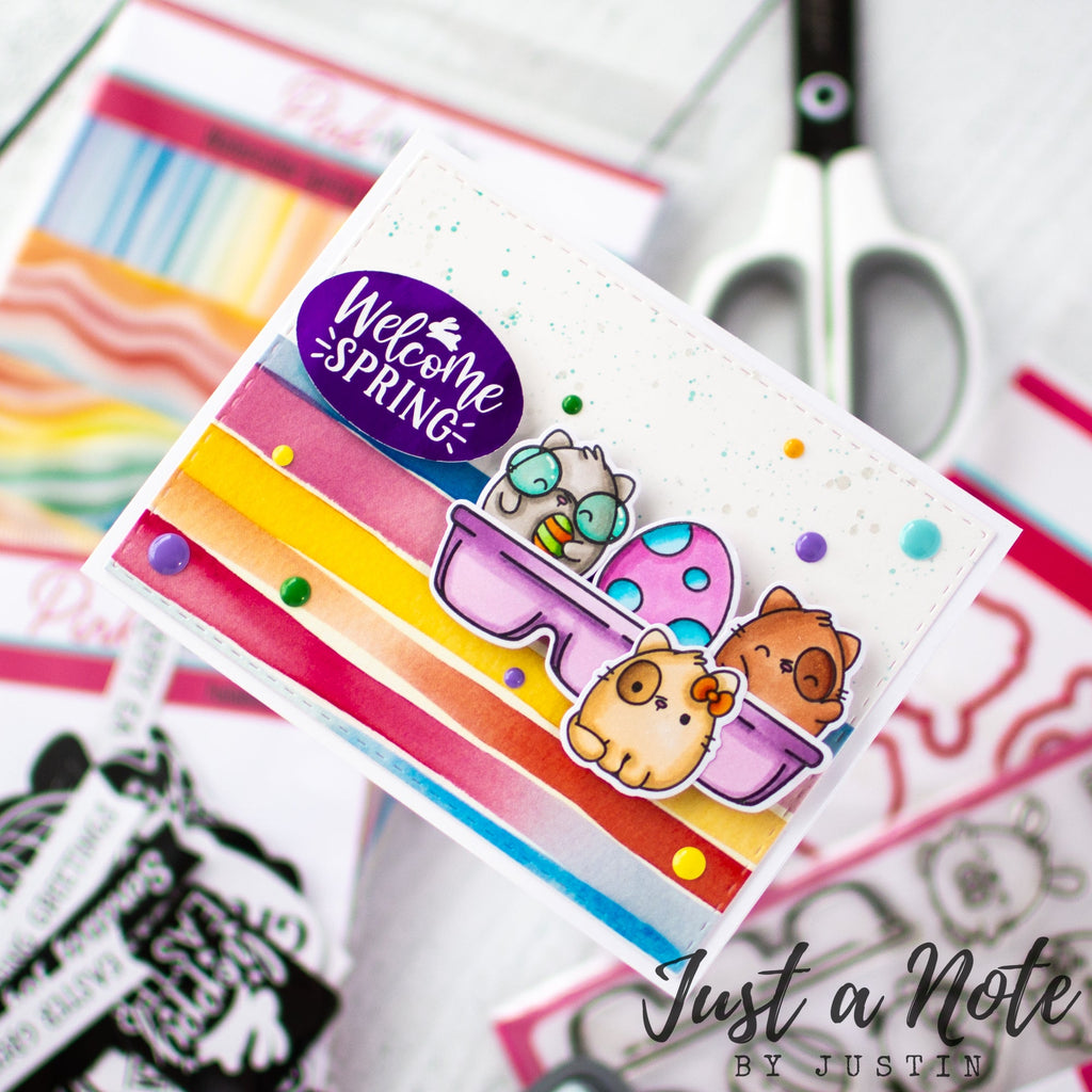 Pink and Main Easter Foilables Cut Ups pmf294 welcome spring