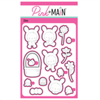 Pink and Main Egg-stra Sweet Clear Stamp and Die Set image 2