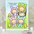 Pink and Main Egg-stra Sweet Clear Stamps pm0846 easter basket