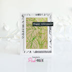 Pink and Main Everyday Sentiments Foilables Cut Ups pmf301 happy retirement