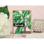 Pink and Main Everyday Sentiments Foilables Cut Ups pmf301 just a note