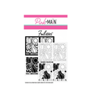 Pink and Main Fall Greetings Stencil and Foilables Sheets Set image 1