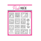 Pink and Main Fall Postage Stamps Clear Stamps pm0810