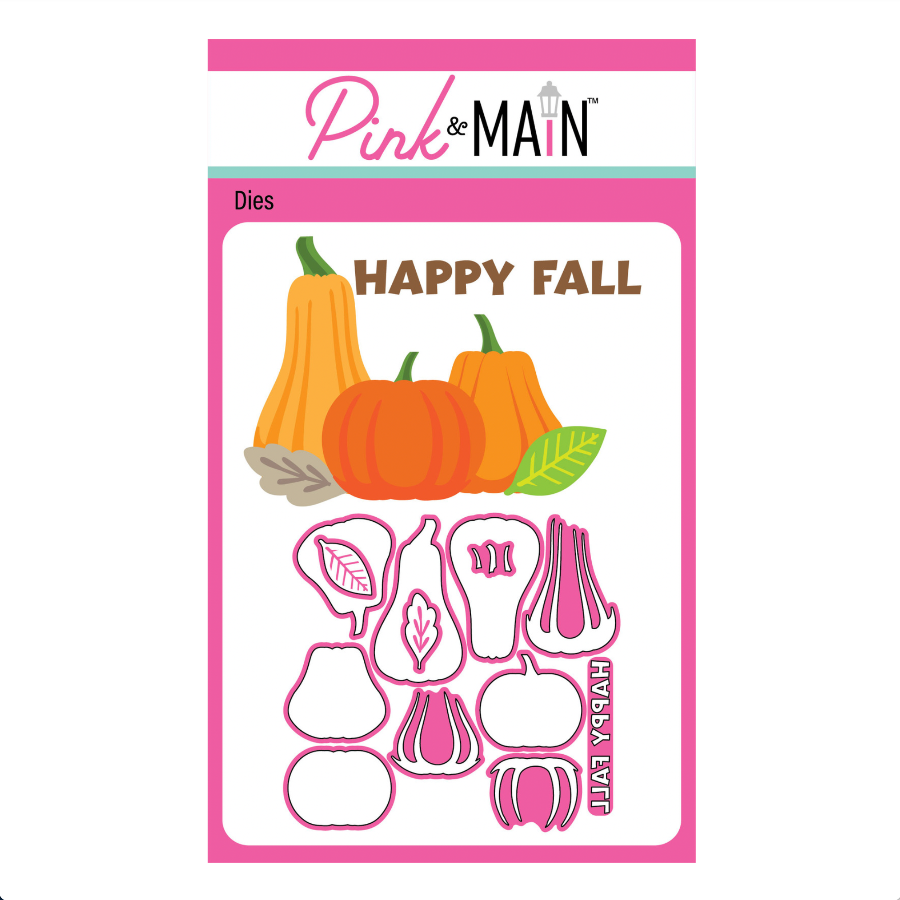 Pink and Main Fall Pumpkin Dies pnm794