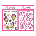 Pink and Main Field of Dreams Clear Stamp and Die Set