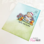 Pink and Main Field of Dreams Clear Stamp and Die Set birds