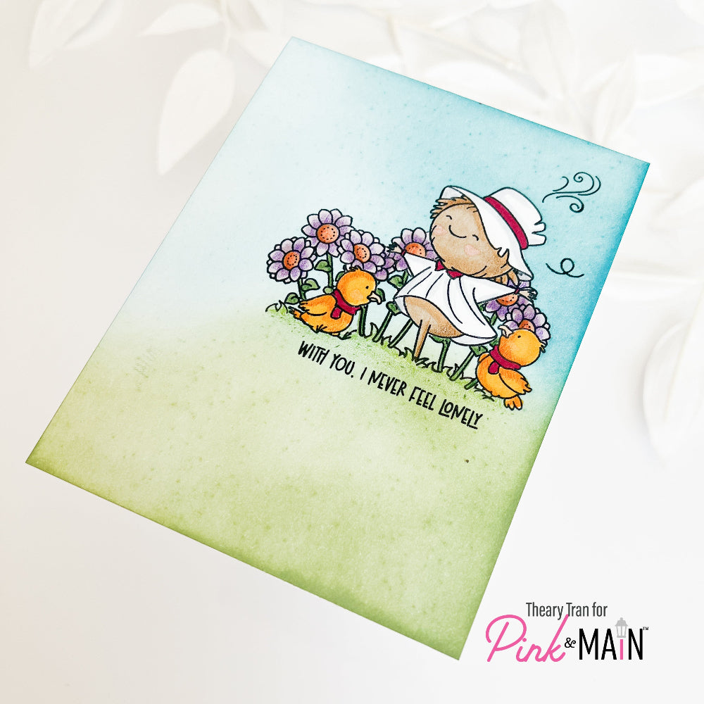 Pink and Main Field of Dreams Clear Stamps pm0812 birds