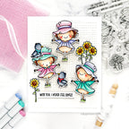 Pink and Main Field of Dreams Clear Stamps pm0812 cute hats | color-code:ALT01