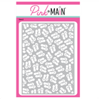 Pink and Main Flip Flops Stencil pms144