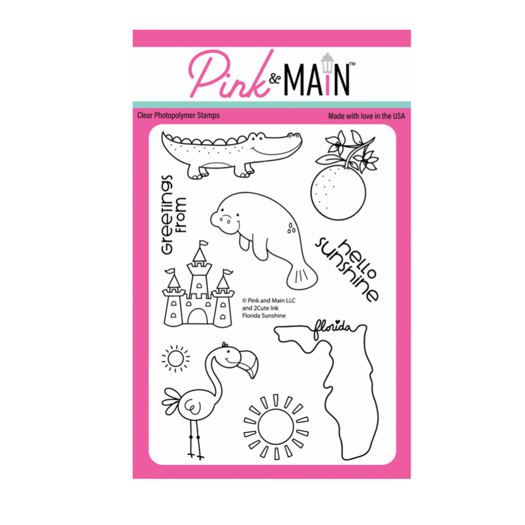 Pink and Main Flordia Sunshine Clear Stamps pm0797