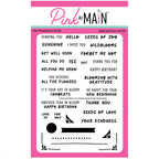 Pink and Main Flower Seed Packet Sentiments Stamp and Flower Seed Packet Die Set product image 1