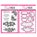 Pink and Main Fresh Blooms Clear Stamp and Die Set