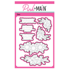 Pink and Main Fresh Blooms Clear Stamp and Die Set image 2