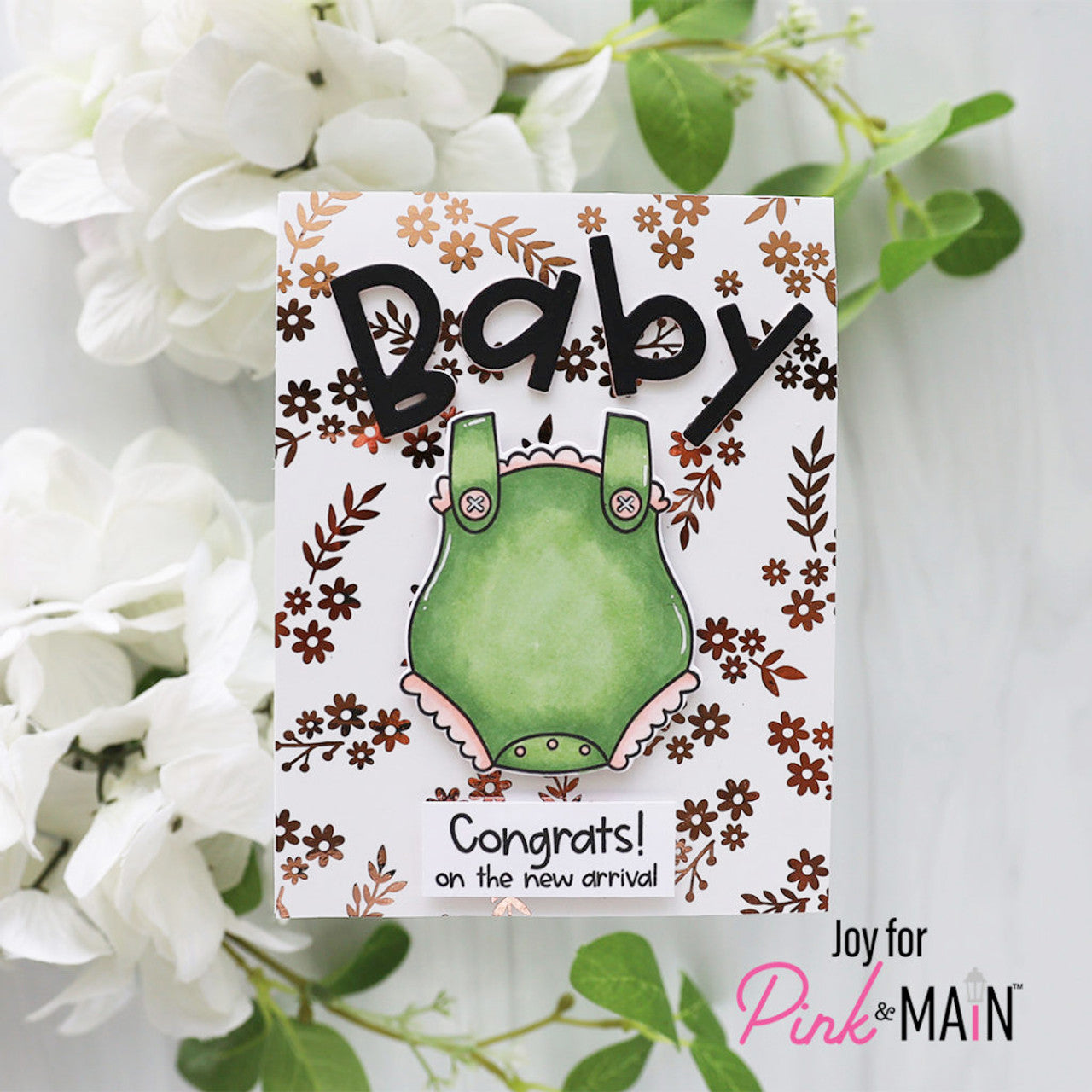 Pink and Main Full Bloom Foilable Kit pmf035 congrats