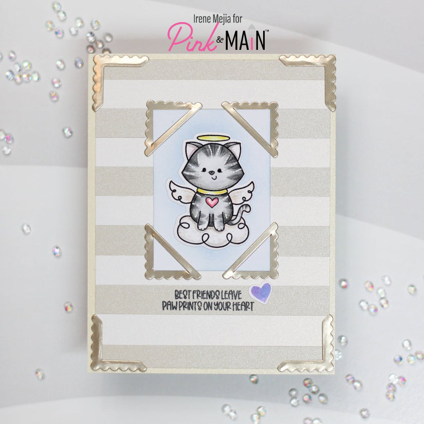 Pink and Main Fun Corners Dies pnm810 silver