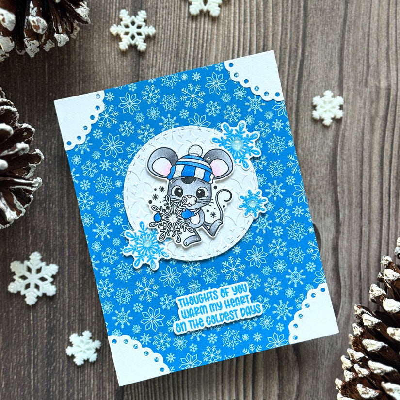Pink and Main Fun Corners Dies pnm810 snowflakes