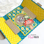 Pink and Main Fun Froggies Clear Stamps pm0785 rock star