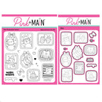 Pink and Main Fun Winter Frames Clear Stamp and Die Set