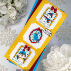 Pink and Main Fun Winter Frames Dies pnm933 warm wishes card