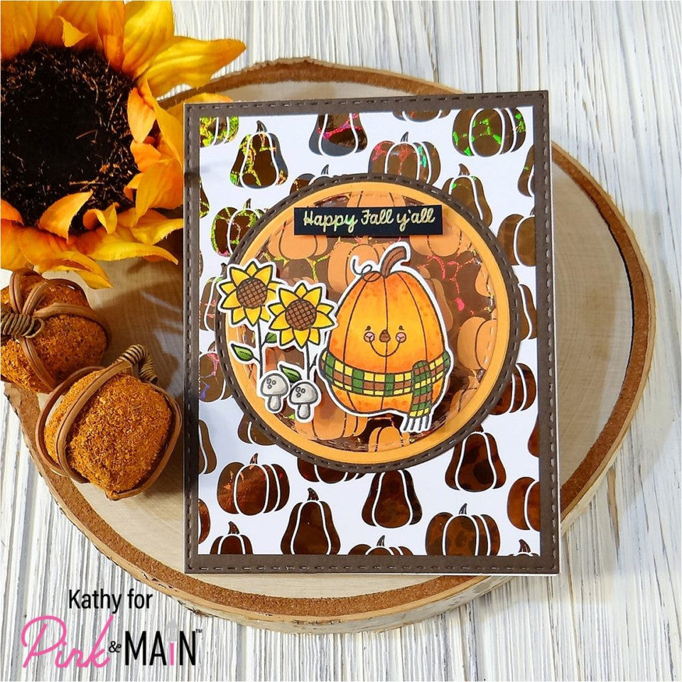 Pink and Main Garden Color Toner Sheets PMF080 pumpkins