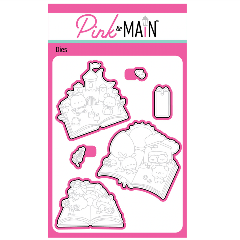 Pink and Main Good Story Clear Stamp and Die Set image 