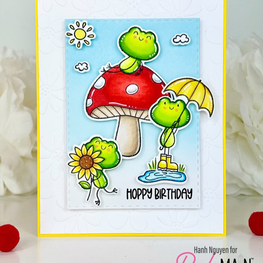 Pink and Main Gradients and Dots 6x6 Paper Pack pmp158 happy birthday
