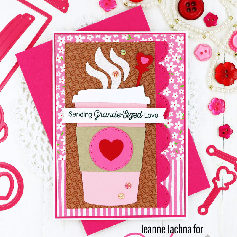 Pink and Main Grande Sized Clear Stamps pm0841 pink