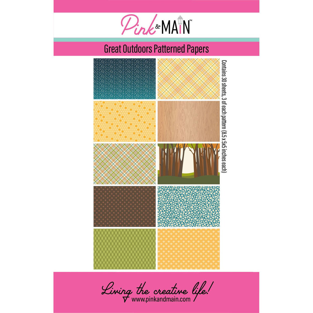 Pink and Main Great Outdoors 5.5 x 8.5 Paper Pack pmp155