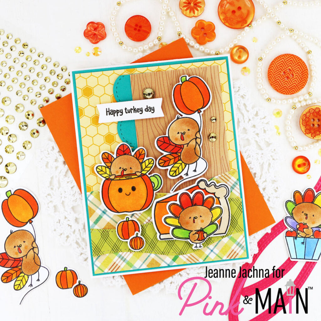 Pink and Main Great Outdoors 5.5 x 8.5 Paper Pack pmp155 turkey