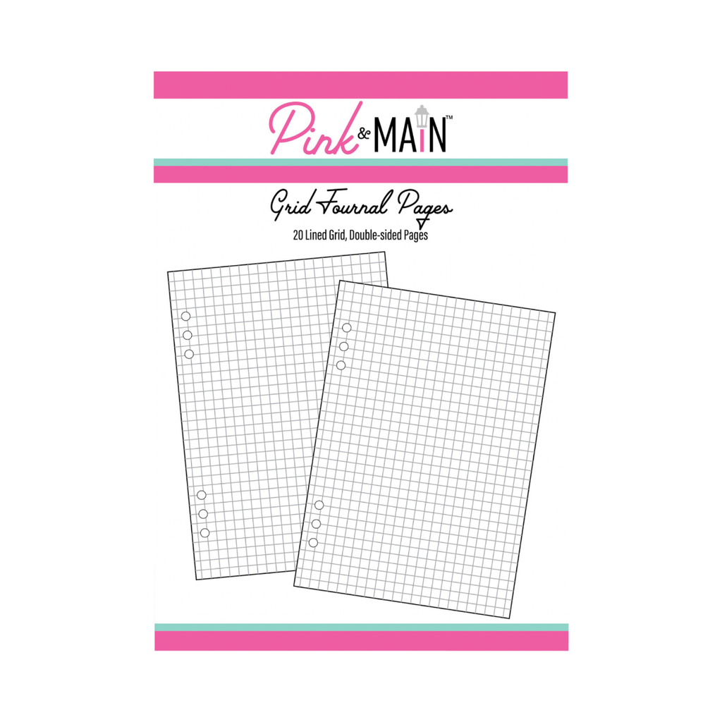 Pink and Main Grid Journal Pages pmp172