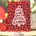 Pink and Main Handlettered Holiday Greetings Foilables Cut Ups pmf361 christmas