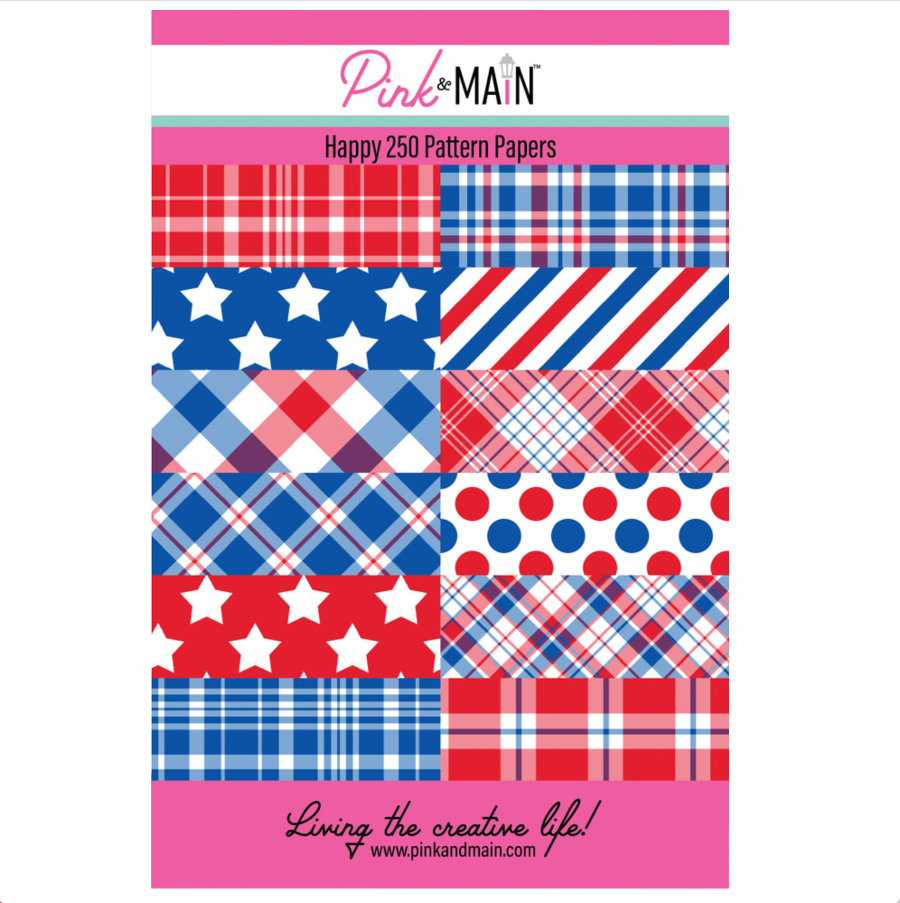 Pink and Main Happy 250 8.5 x 5.5 Paper Pack pmp201