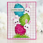 Pink and Main Happy Easter Sentiments Foilables Panels pmf383 hoppy easter