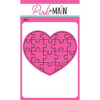 Pink and Main Heart Puzzle Die pnm138