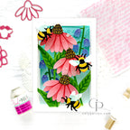 Pink and Main Hello Friend Pop Up Card Dies pmn872 coneflowers | color-code:ALT01