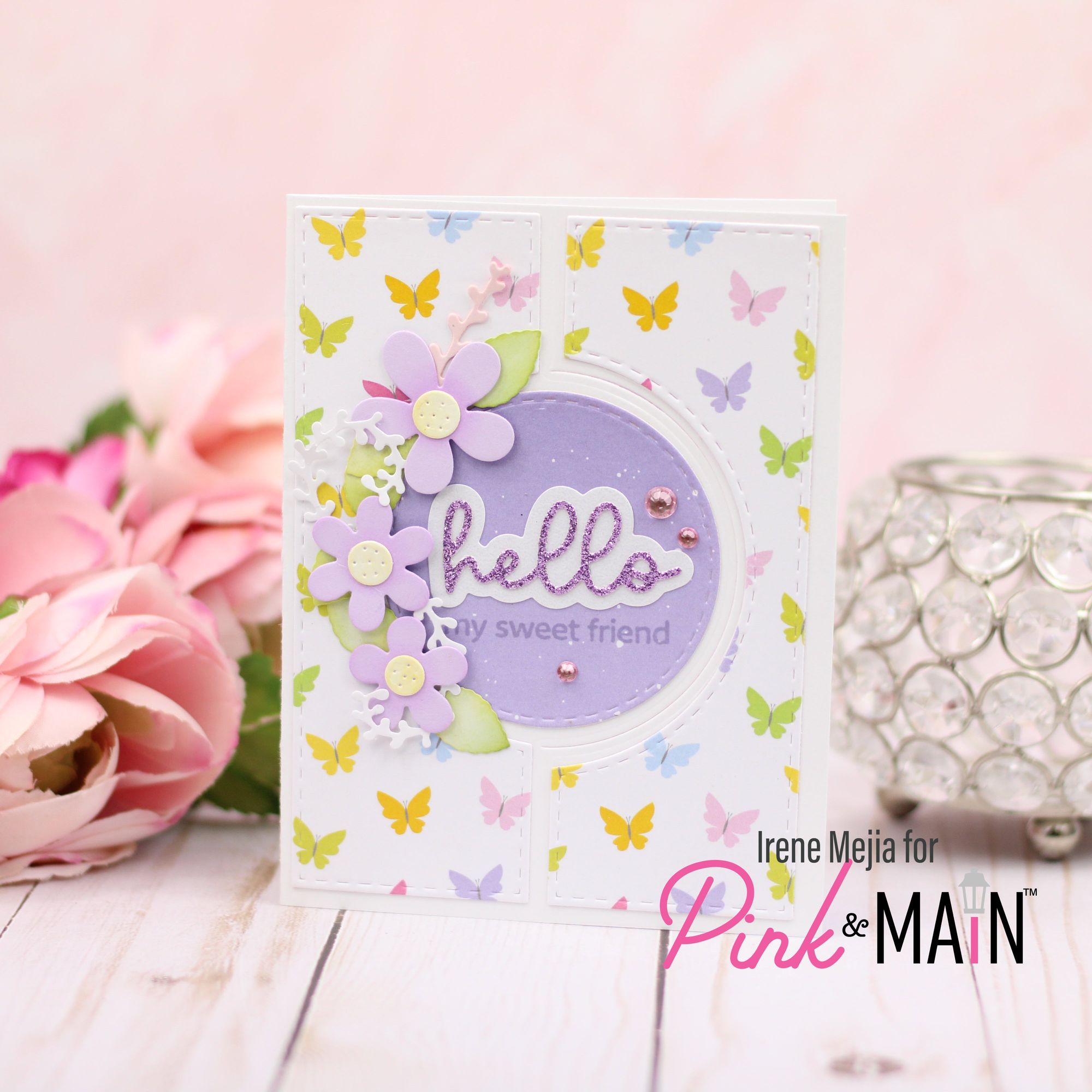 Pink and Main Hello Sentiments Clear Stamps pm0761 – Simon Says Stamp