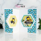 Pink and Main Hey Honey Clear Stamp and Die Set bees