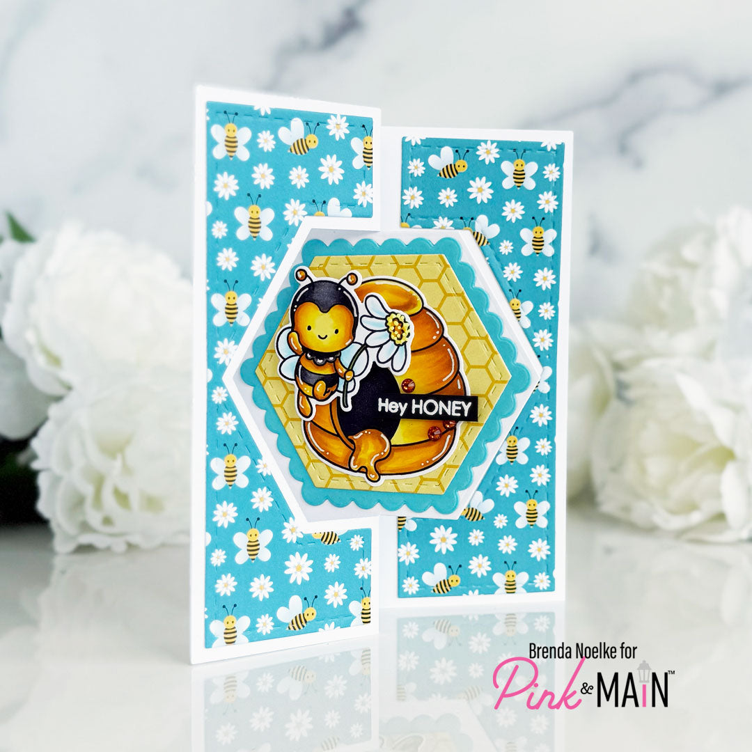 Pink and Main Hey Honey Dies pnm770 beehive