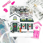Pink and Main Home Sweet Home Clear Stamps pm0755 wreath | color-code:ALT01