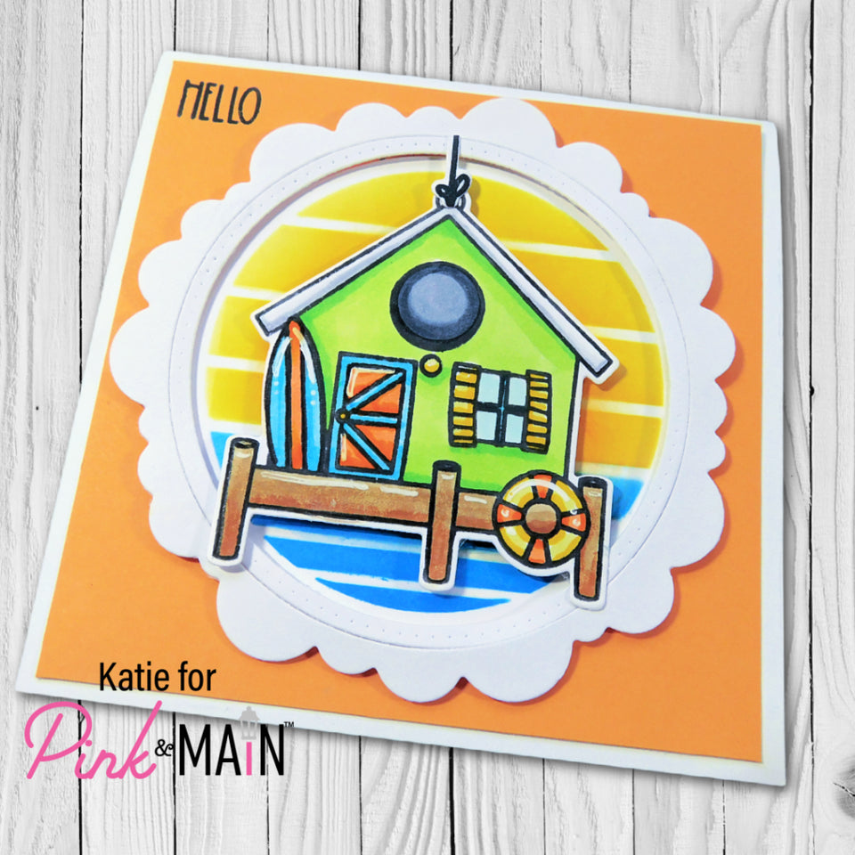 Pink and Main Home Tweet Home Clear Stamps PM0625 hello