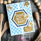 Pink and Main Honey Bee Foilable Cut Ups pmf344 birthday