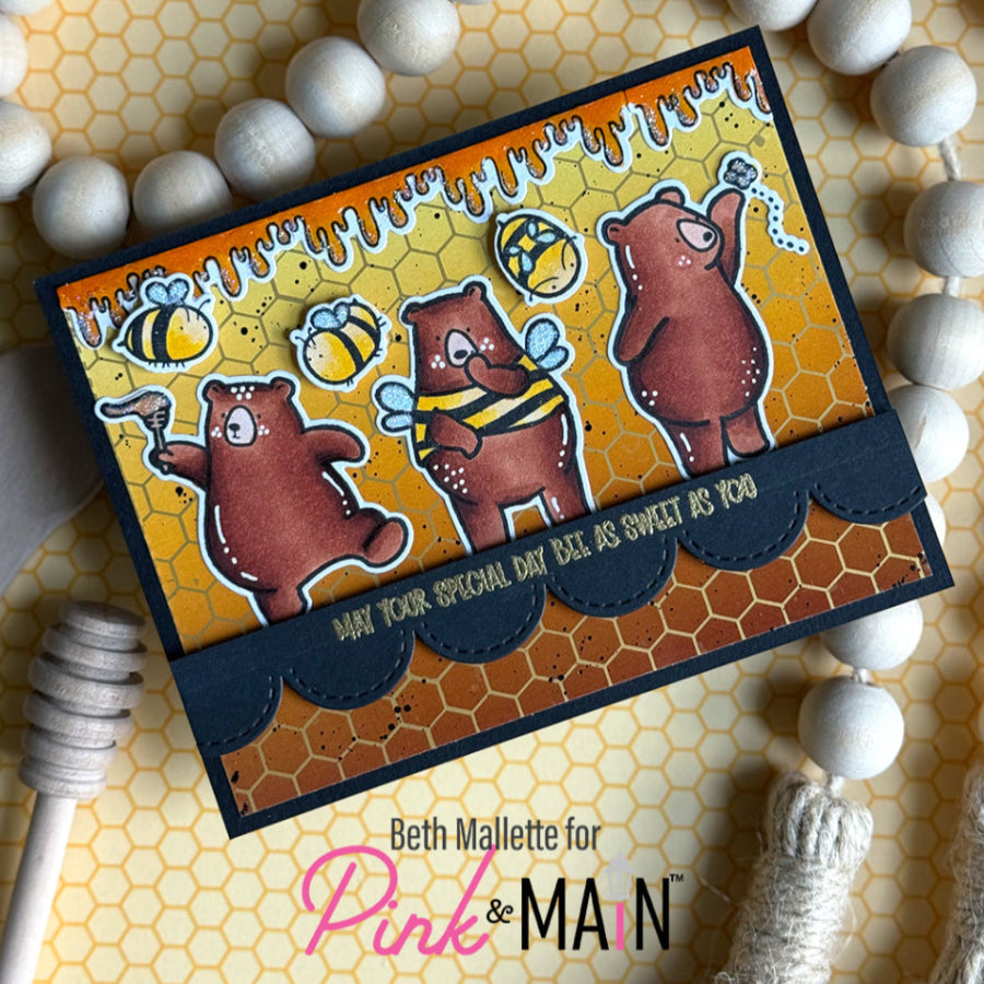 Pink and Main Honeycomb Foilables Panels pmf343 bears